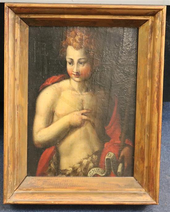 18th century Italian School Agnus Dei, 13 x 9.5in.